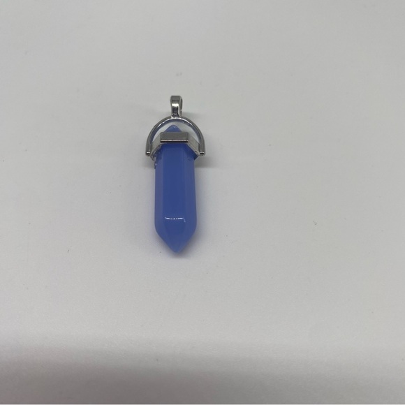 Fashion Natural Stone Crystal Pillar Pendants Jewelry Making DIY Necklace 1pc - Picture 2 of 11